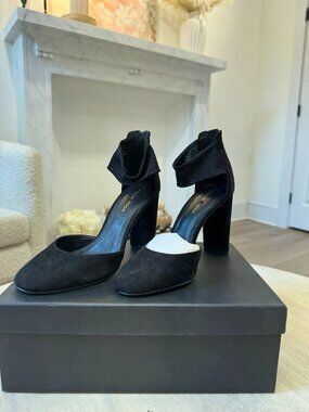 Pelle Moda Black Suede 4" Heels